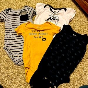 9 and 12 month onesies